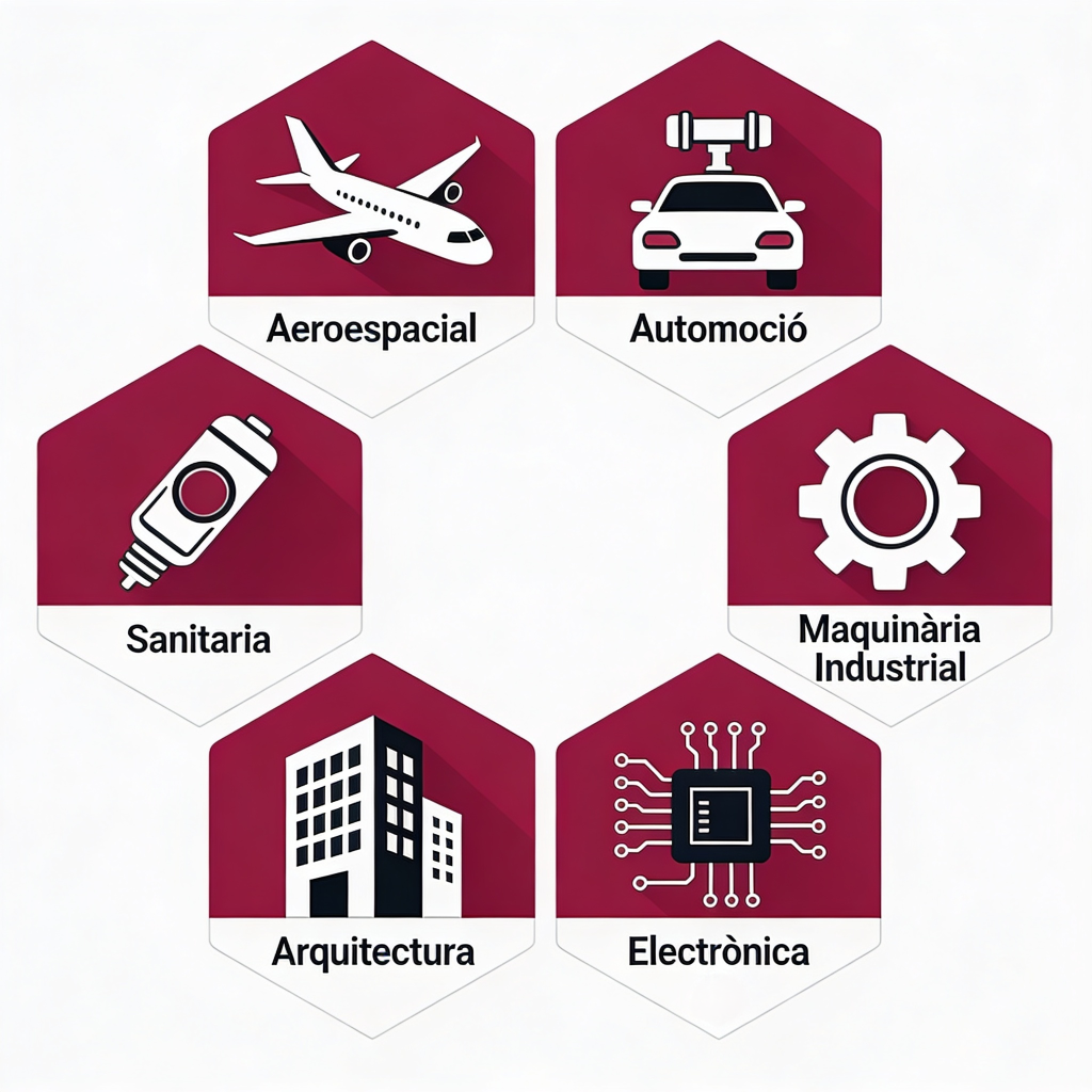 fabricació additiva per a empreses - diferents sectors